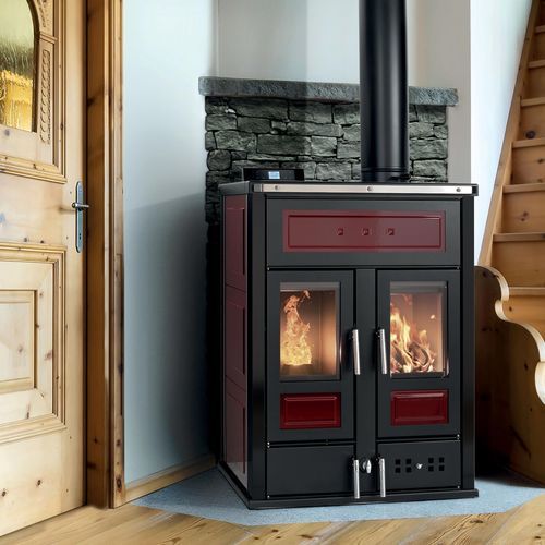 颗粒采暖火炉 - BI-FIRE MID - Klover - 木材 / 10 kW...20 kW / 独立式