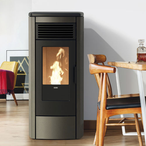 颗粒采暖火炉 - THERMOAURA - Klover - 10 kW...20 kW / 0 - 5 kW / 独立式