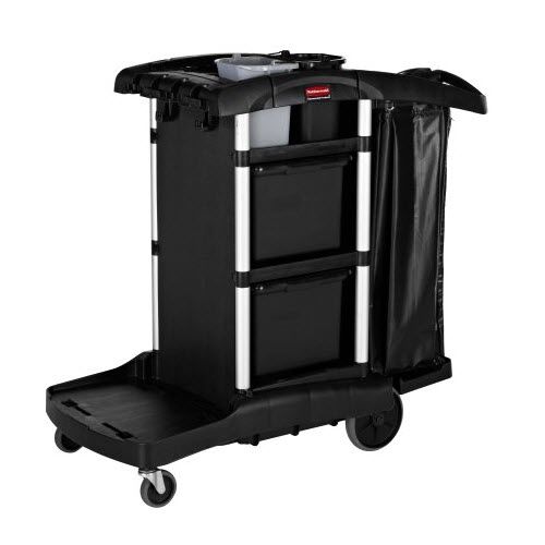 清洁推车 - EXECUTIVE : JANITORIAL - HIGH-CAPACITY - Rubbermaid Commercial Products - 垃圾桶 / 商用 / 塑料