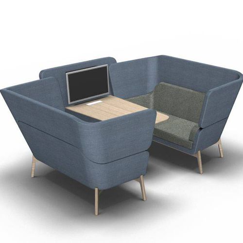现代风格沙发 -  HARC BOOTH - Ocee Design - 布料 / 高背 / 私密