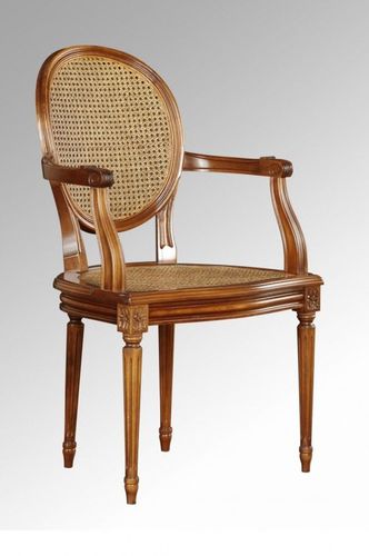 圆椅背椅子 - Chaises and Co - 路易十六风格 / 室内 / 皮质