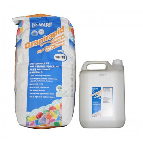 固结砂浆胶合剂 - GRANIRAPID - MAPEI GB - 用于瓷砖 / 液压 / 水泥