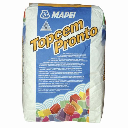 自流平修补砂浆 - TOPCEM PRONTO - MAPEI GB - 用于防水面层 / 绝缘