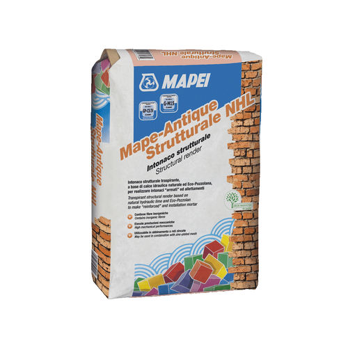 重建砂浆 - MAPE-ANTIQUE STRUTTURALE NHL - MAPEI GB - 用于石工 / 液压 / 石灰