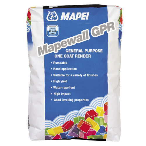 自流平修补砂浆 - MAPEWALL GPR - MAPEI GB - 用于石工 / 水泥 / 粉末