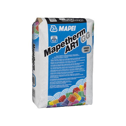 固结砂浆胶合剂 - MAPETHERM AR1 GG - MAPEI GB - 自流平修补 / 用于混凝土 / 用于外墙外部隔热