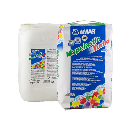 密封砂浆 - MAPELASTIC TURBO - MAPEI GB - 用于混凝土 / 用于防水面层 / 水泥