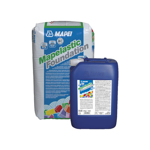 密封砂浆 - MAPELASTIC FOUNDATION - MAPEI GB - 用于混凝土 / 用于石工 / 水泥