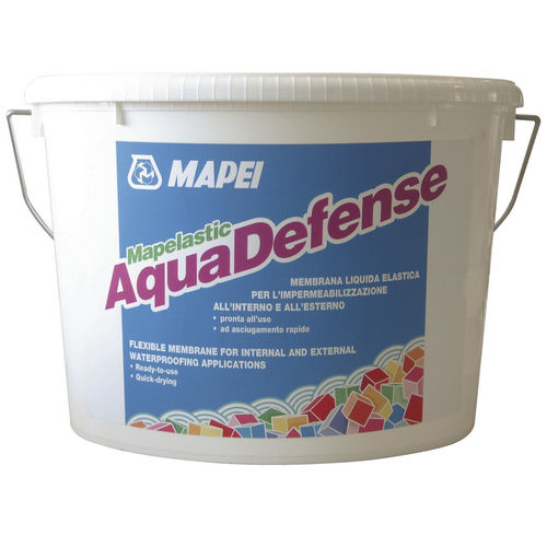 阳台液体防水材料 - MAPELASTIC AQUADEFENSE - MAPEI GB - 淋浴 / 复合陶瓷 / 挠性