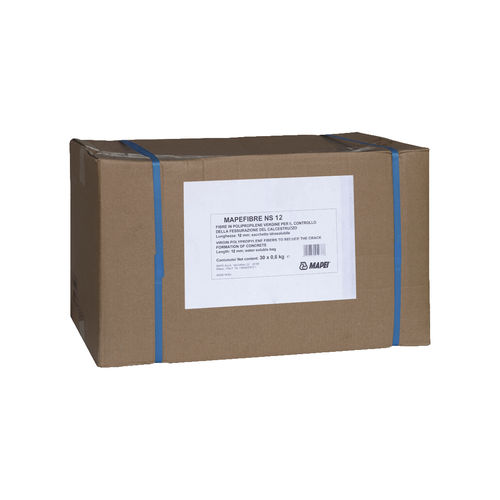 聚丙烯纤维增强纤维 - MAPEFIBRE NS12 - MAPEI GB - 用于楼板 / 用于管道 / 用于混凝土