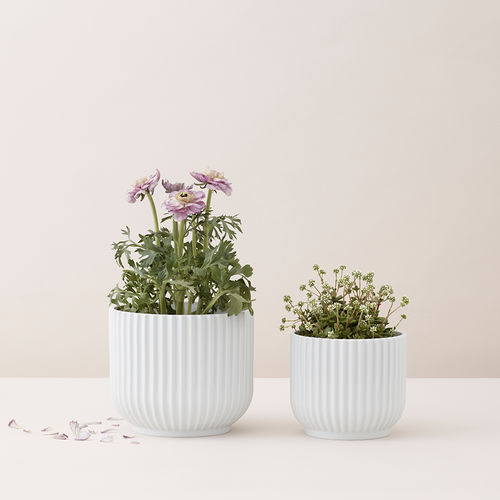 瓷质花盆 - 201396 - LYNGBY PORCELÆN - 独立式
