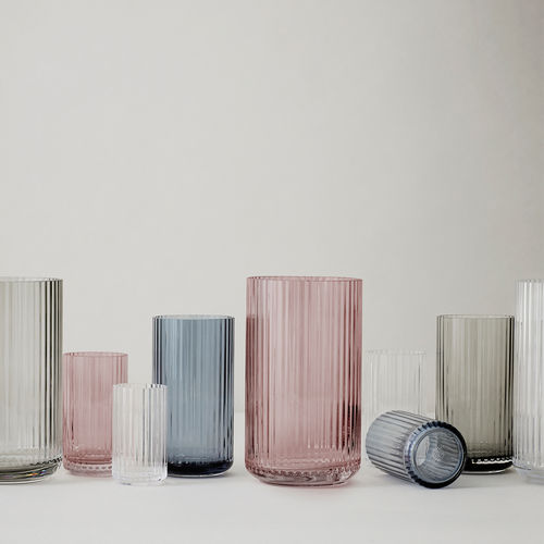 现代风格花瓶 - 201111 - LYNGBY PORCELÆN - 吹制玻璃 / 雾状玻璃