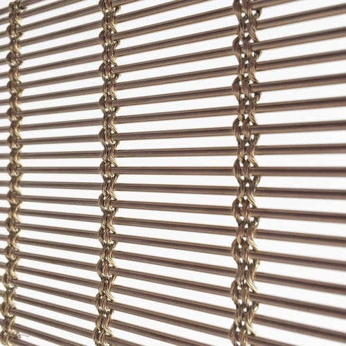 不锈钢金属丝网 - XY-M4235 - Hebei Shuolong Metal Products Co.,Ltd - 室内装潢 / 用于外墙 / 墙面