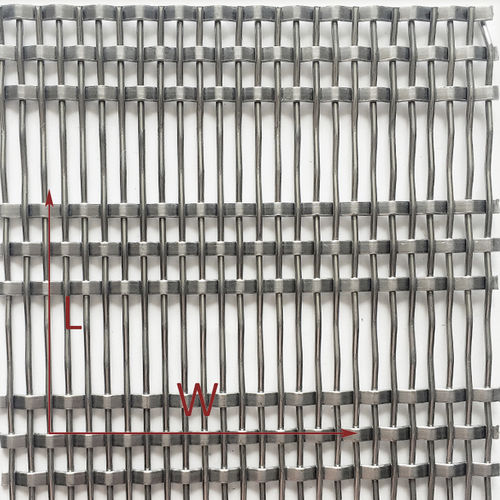 不锈钢金属丝网 - XY-1456 - Hebei Shuolong Metal Products Co.,Ltd - 用于隔墙 / 长网格