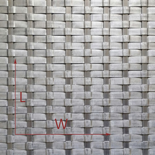 铝制金属丝网 - XY-0107 - Hebei Shuolong Metal Products Co.,Ltd - 用于天花板 / 紧织网布