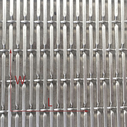 不锈钢金属丝网 - XY-6010S - Hebei Shuolong Metal Products Co.,Ltd - 用于天花板 / 长网格 / 装饰