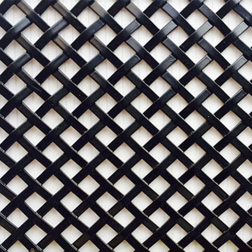 不锈钢金属丝网 - XY-1510PVC - Hebei Shuolong Metal Products Co.,Ltd - 用于隔墙 / 方形网格 / 黑色