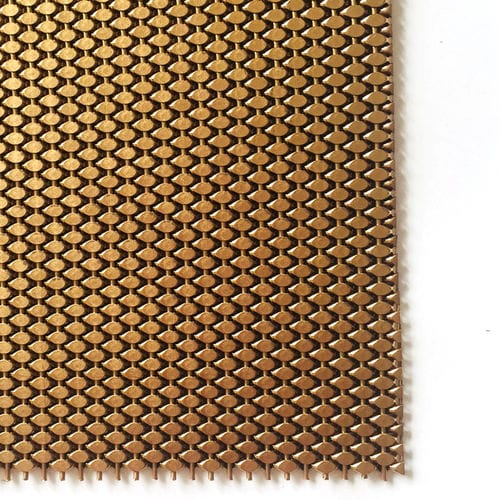 不锈钢金属丝网 - XY-1548G - Hebei Shuolong Metal Products Co.,Ltd - 用于壁板 / 紧织网布 / 青铜外观