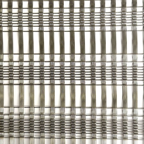 玻璃夹层金属丝网 - XY-R-SS99 - Hebei Shuolong Metal Products Co.,Ltd - 不锈钢 / 室内装潢 / 墙面