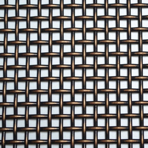 不锈钢金属丝网 - XY-1593G - Hebei Shuolong Metal Products Co.,Ltd - 室内装潢 / 方形网格 / 古铜色