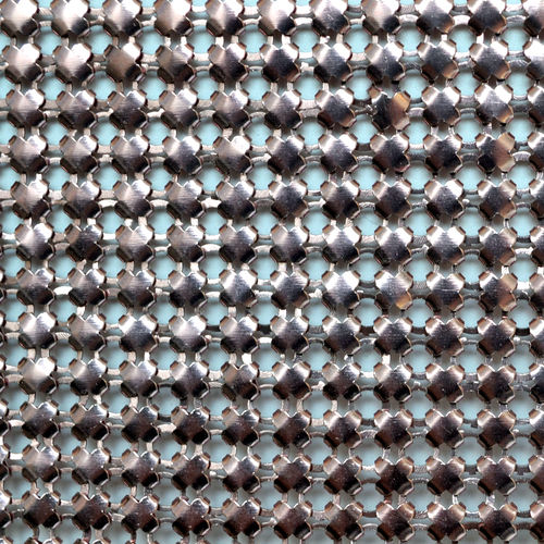 铝制金属丝网 - XY-B-B - Hebei Shuolong Metal Products Co.,Ltd - 用于窗帘 / 用于室内装饰 / 个性化颜色