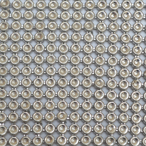 铝制金属丝网 - XY-B-D - Hebei Shuolong Metal Products Co.,Ltd - 用于窗帘 / 用于室内装饰 / 方形网格
