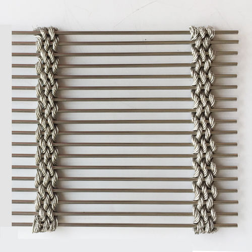 围栏金属丝网 - XY-M5285 - Hebei Shuolong Metal Products Co.,Ltd - 不锈钢 / 用于外墙 / 长网格