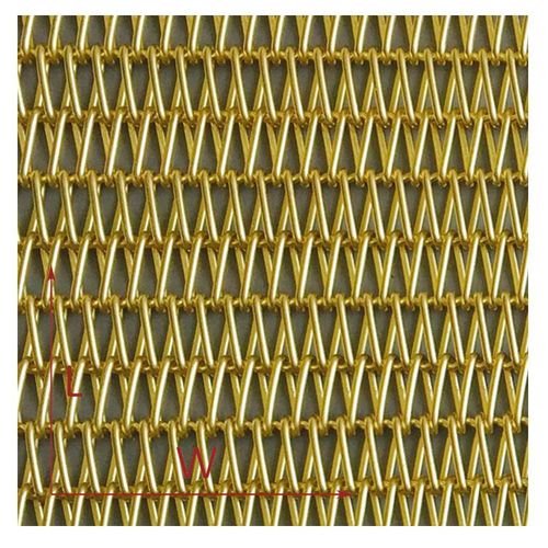 铜金属丝网 - XY-A1015T  - Hebei Shuolong Metal Products Co.,Ltd - 室内装潢 / 螺旋线 / 金色