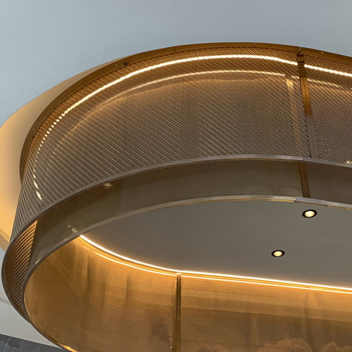 天花板金属丝网 - XY-5211PVD - Hebei Shuolong Metal Products Co.,Ltd - 不锈钢 / 编织 / 紧织网布