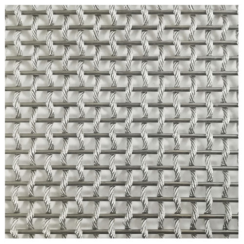 不锈钢金属丝网 - XY-M4322 - Hebei Shuolong Metal Products Co.,Ltd - 室外装饰 / 紧织网布 / 装饰
