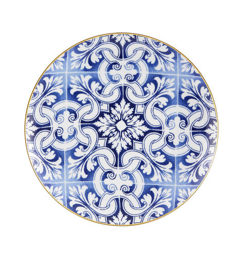 展示用盘子 - TRANSATLÂNTICA - VISTA ALEGRE - 圆形 / 瓷质 / 美食餐厅