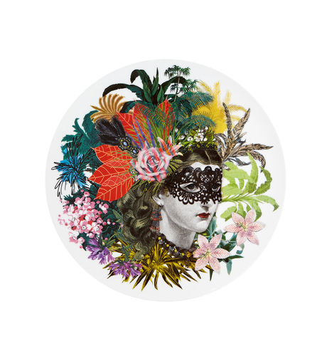 平盘盘子 - LOVE WHO YOU WANT - VISTA ALEGRE - 甜品 / 展示用 / 圆形