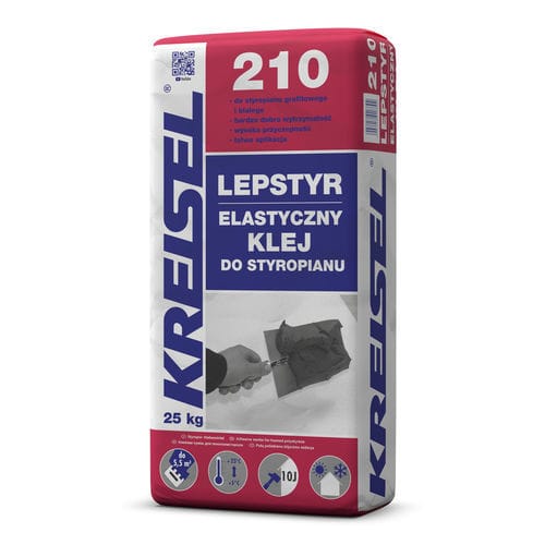 组装砂浆胶合剂 - LEPSTYR 210 - Kreisel - 防水 / 用于蜂窝混凝土 / 用于瓷砖