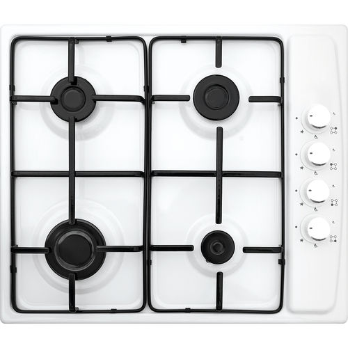 燃气灶台 - 410 WHITE - Kumtel & Luxell - 4眼 / 嵌入式 / 带杠杆