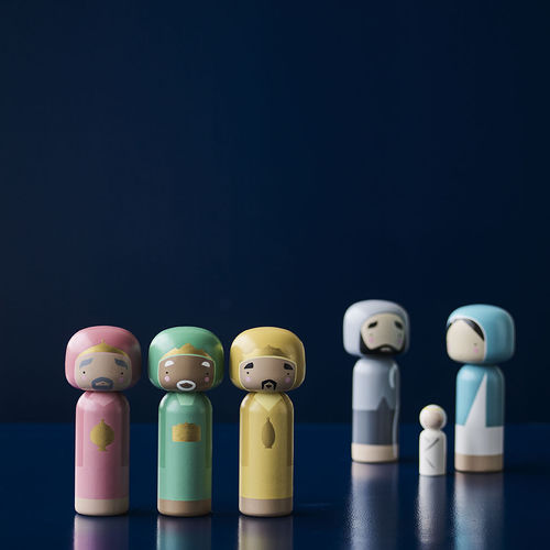 木质雕塑 - WISEMEN - lucie kaas