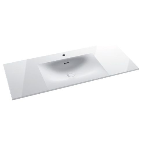 嵌入式台盆 - FLY - Decosan - Corian®可丽耐 / 带台面 / 多头