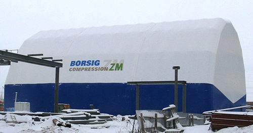 工业用途充气结构 - TURBINE HANGAR - HOLSTROY