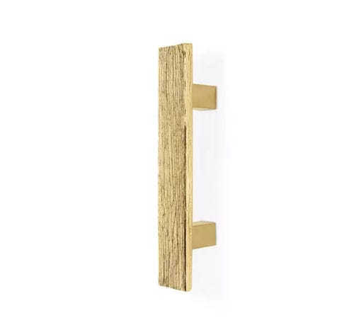 抛光黄铜家具把手 - LARCH TE6006 - PullCast - 抛光 / 拉绒 / 做旧