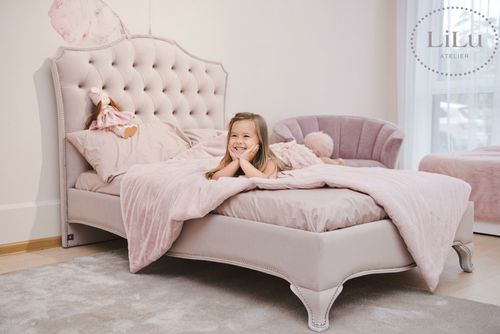 单人床 - BIZE LUX - Atelier Lilu - 传统风格 / 布艺 / 带床头板