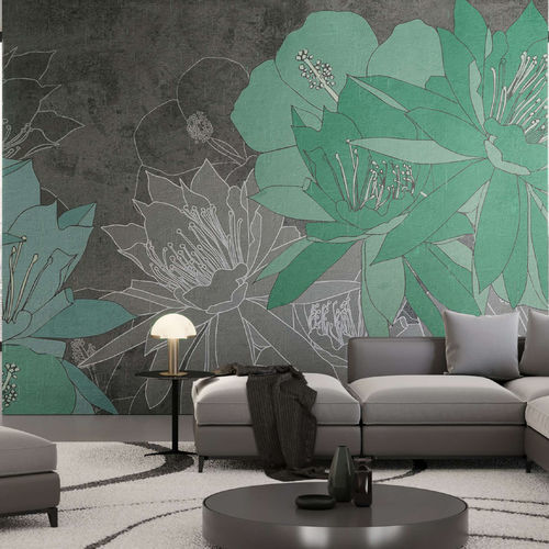 现代风格墙纸 - MAGNOLIA - WallyArt - 无纺布 / 玻璃纤维 / 乙烯基
