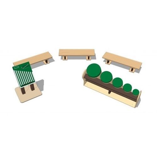 音乐游乐设施 - AMPHITHEATER PACKAGE  - Nature of Early Play - 游乐场 / 不锈钢 / HDPE