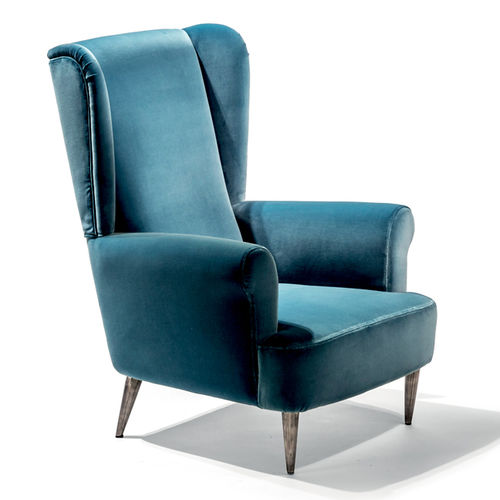 传统风格扶手椅 - Plinio il Giovane - 布料 / 木质 / 翼形