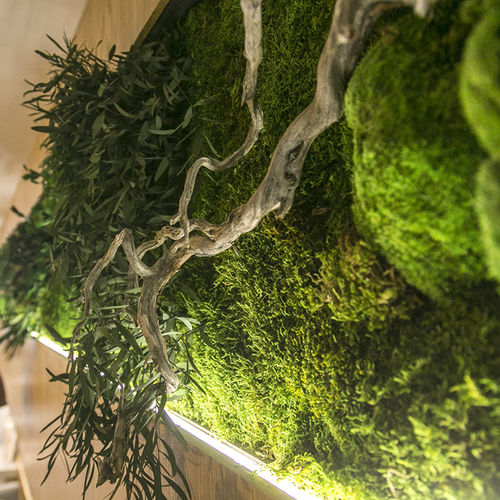 稳定绿植墙 - MOSS&PLANTS MID 3D  - Greenarea - 定制 / 天然 / 树叶