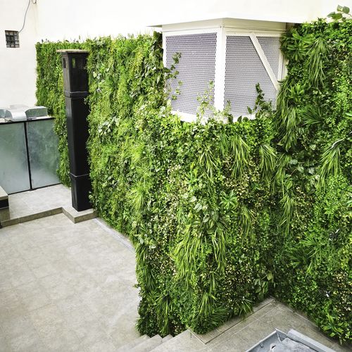 复合陶瓷绿植墙 - Artificiel relief - Végétal Indoor - 定制 / 树叶 / 室内