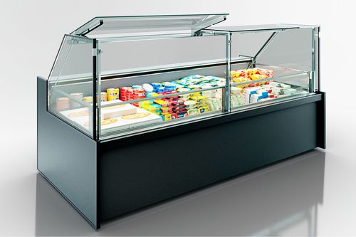 柜台冷藏展示柜 - MISSOURI MC 120 LT - Hitline - 搁板 / 用于商店 / 带照明