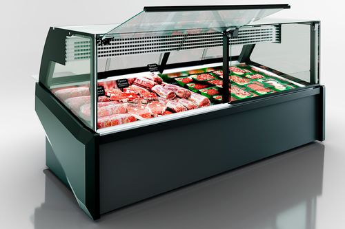 柜台冷藏展示柜 - MISSOURI MC 120 MEAT - Hitline - 用于肉店 / 带照明 / 冷冻食品