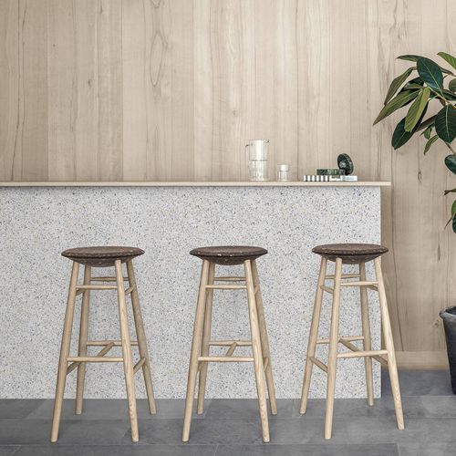 北欧风格吧台凳 - DRIFTED BAR STOOL - hem - 软木 / 橡木桌脚
