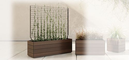 木制花坛 - BOULEVARD - Tournesol SITEWORKS - 金属 / 长方形 / 定制