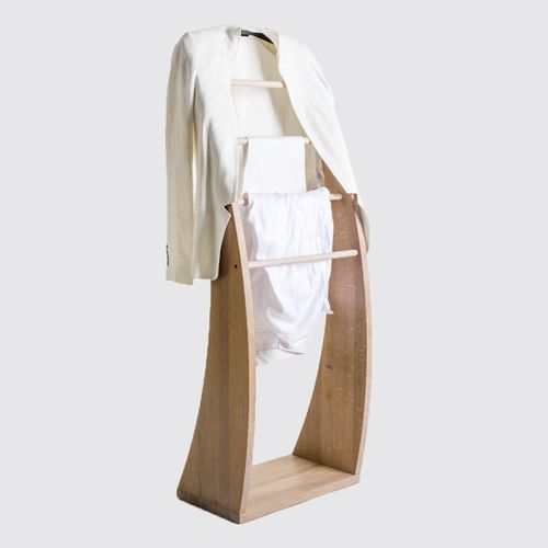 落地式衣帽架 - PLUTOO - BEECH WOOD - 3S design - 粉末涂层钢 / 山毛榉木 / 实木