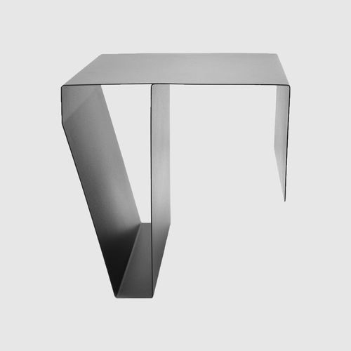 现代风格边桌 - TOPP - 3S design - 粉末涂层钢 / 钢座桌脚 / 正方形